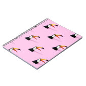 トゥーカン発表：トロピカルピンクの楽園 ノートブック (左側)