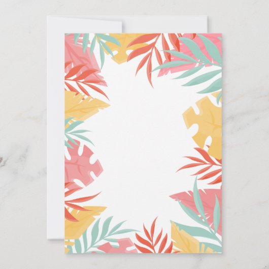 トゥーカン誕生日招待状シスターズガールトゥーカン 招待状 (裏面)