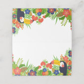 トゥーカン&トロピカルフラワー プレイスカード (外部開封)