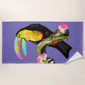 トゥーカン –  ビーチタオル (正面)