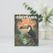 トゥーカンinソベラニア国立公園パナマ ポストカード (スタンド正面)