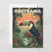 トゥーカンinソベラニア国立公園パナマ ポストカード (正面/裏面)