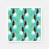 トゥーカーズオンティール(緑がかった色) スタンダードカクテルナプキン (正面)