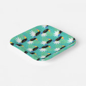 トゥーカーズオンティール（緑がかった色） ペーパープレート (傾斜あり)