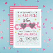 トゥーガールズカッコいいバースデーパーティー招待状 招待状