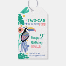 トゥーキャン(Toucan) 2歳の誕生日  ギフトタグ
