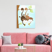 トゥーキュートモンキーズキャンバスアートプリント キャンバスプリント (インサイチュ (リビング))