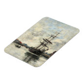 トゥークスユージーンブダンフランスのに船(1824-189) マグネット (左側)