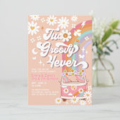 トゥーグルーヴィー 4ever ジョイント 2歳 ピンク グルーヴィー 誕生日 招待状 (スタンド正面)