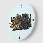 トゥーケアンテリア ラージ壁時計 (傾斜)