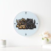 トゥーケアンテリア ラージ壁時計 (ホーム)