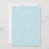 トゥーコイズ振りかけるアイスクリーム誕生日招待状 招待状 (裏面)