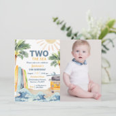 トゥーザシーサーフビーチ1stバースデーフォト 招待状 (スタンド正面)