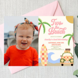 トゥーザビーチサーフ写真2nd誕生日パーティー 招待状