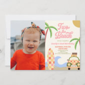 トゥーザビーチサーフ写真2nd誕生日パーティー 招待状 (正面)