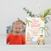 トゥーザビーチサーフ写真2nd誕生日パーティー 招待状 (スタンド正面)