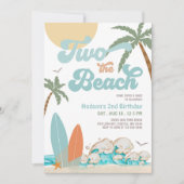トゥーザビーチボーイサーフサーフィン2nd誕生日 招待状 (正面)