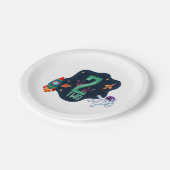 トゥーザムーンバースデーパーティープレート ペーパープレート (アングル)