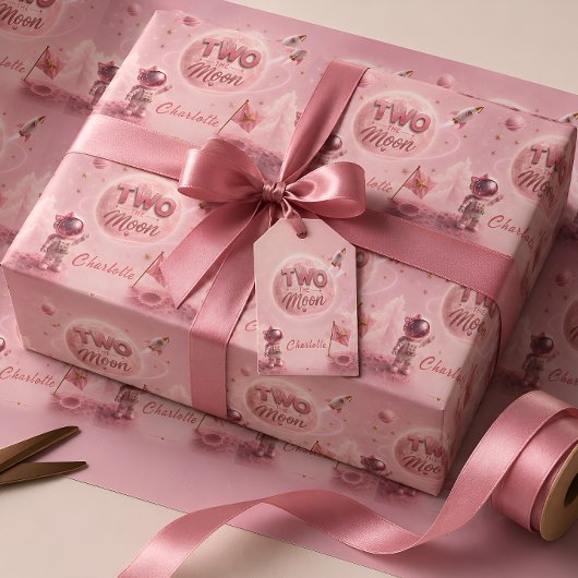 トゥーザムーン2歳の誕生日 ラッピングペーパー