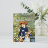 トゥーシスターズ（オンザテラス）バイピエールルノアール ポストカード (スタンド正面)