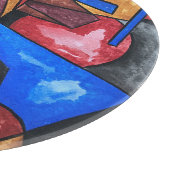 トゥーシップズ – バウハウスモダンジオメトリックアート カッティングボード (角)