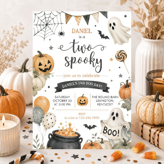トゥースプーク ハロウィン 誕生日パーティー 招待状