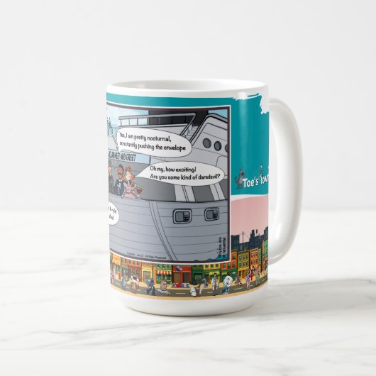 トゥーズ・タウン・コミック クラシックマグ コーヒーマグカップ (正面右)