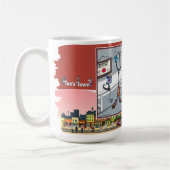 トゥーズ・タウン コミック クラシック マグ (左)