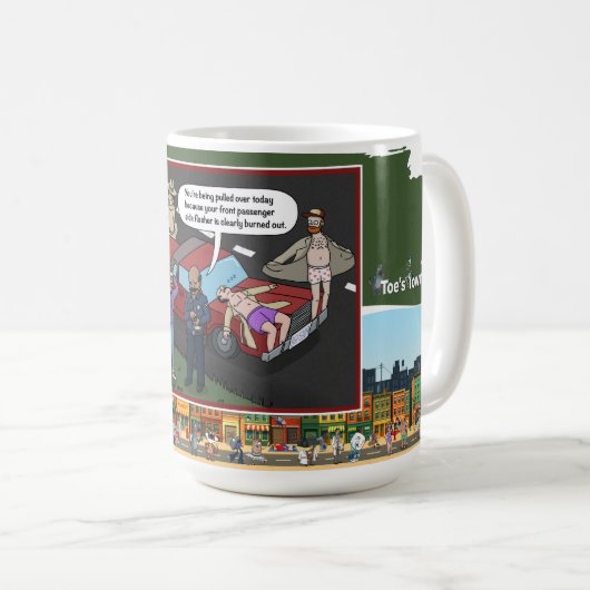 トゥーズ・タウン コミック クラシック マグ (正面右)