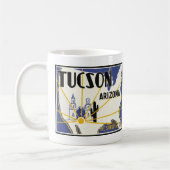 トゥーソンアリゾナコーヒーマグ コーヒーマグカップ (左)