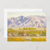 トゥーソンアリゾナ山景色ハガキ付き ポストカード (正面/裏面)