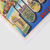 トゥーソンアリゾナAZヴィンテージ大レターはがき1 薄葉紙 (詳細)