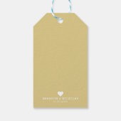 トゥーソンパーソナライズされたウェルカムギフトラベル ギフトタグ (裏面)