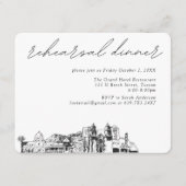 トゥーソン結婚のリハエレガントーサルディナー エンクロージャーカード (正面)