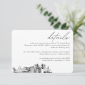 トゥーソン結婚ズホテルルームブロック詳細 エンクロージャーカード (スタンド正面)