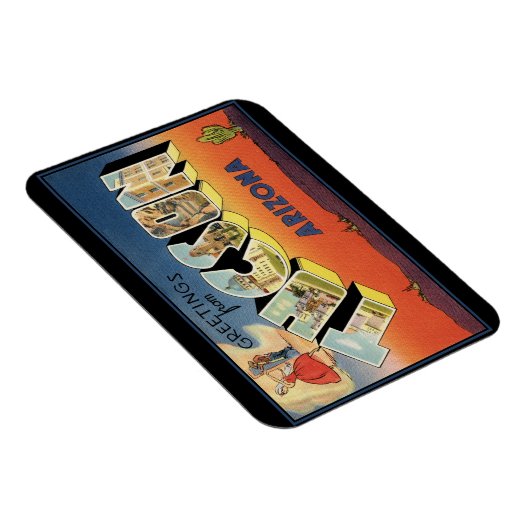 トゥーソン・アリゾナ・マグネットからの挨拶 マグネット (右側)