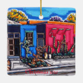 トゥーソン·バリオ·クリスマス装飾品 セラミックオーナメント (裏面)