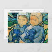 トゥーチルドレンズバンゴッホファインアート ポストカード (正面/裏面)