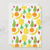 トゥーティーフルッティ 2歳の誕生日パーティー招待状 招待状 (裏面)