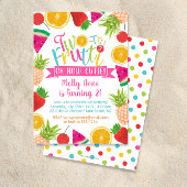 トゥーティーフルーティー ハウ キューティー 2歳の誕生日 招待状