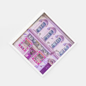 トゥートジーズオーキッドラウンジナプキンス スタンダードランチョンナプキン (角)