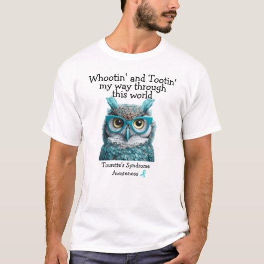 トゥートレット症候群Tシャツ Tシャツ (正面)