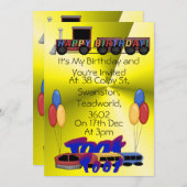 トゥートート誕生日 招待状 (正面/裏面)