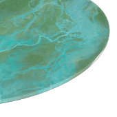 トゥートーングリーン大理石デザイン     カッティングボード (角)