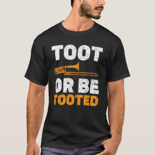 トゥート又はツートされるミュージカル楽器ミュージシャントロム Tシャツ