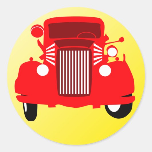 トゥート！トゥート！ ラウンドシール (正面)