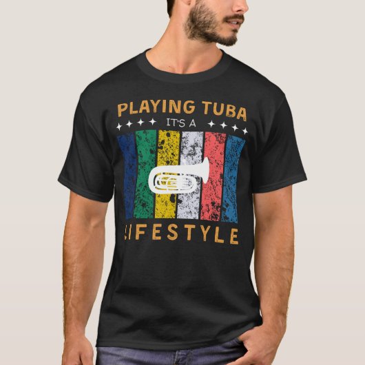 トゥーバイツアライフスタイルおもしろいティー Tシャツ (正面)