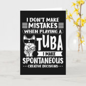 トゥーバ音楽トゥーバストトゥーバと犬 カード (黄色い花)