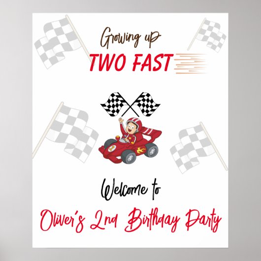 トゥーファスト 2歳の誕生日 ポスター (正面)