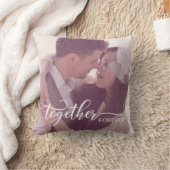 トゥーフォーエバータイポグラフィカスタムフォトバレンタイン クッション (ブランケット)